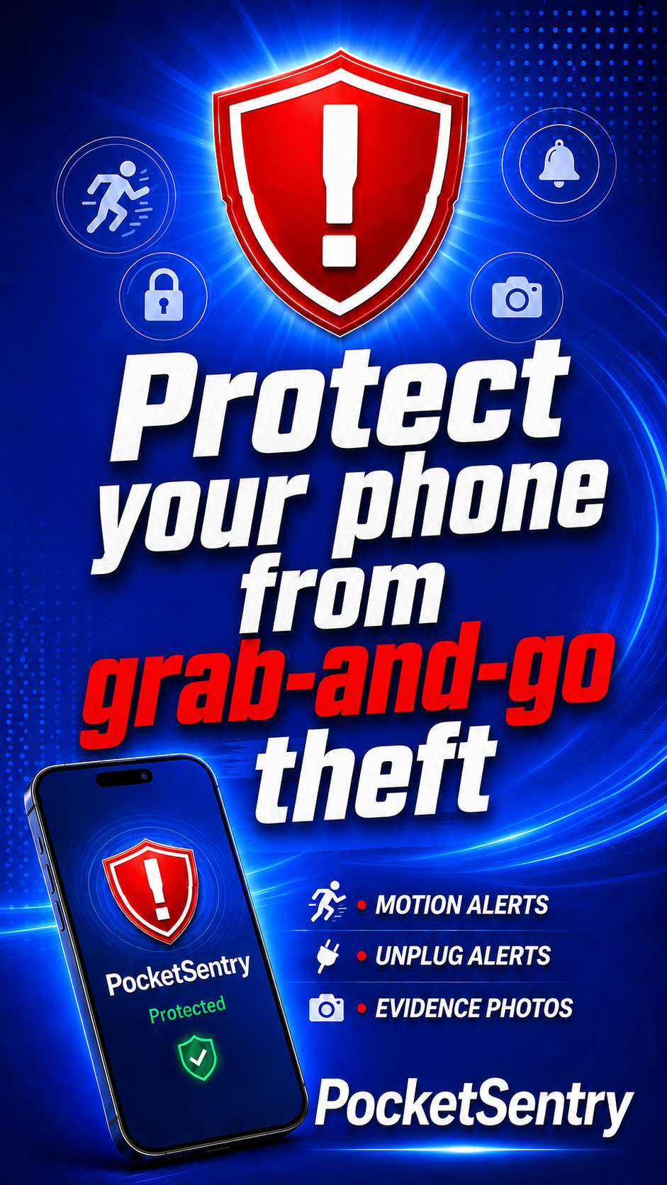 PocketSentry vertical promotional image